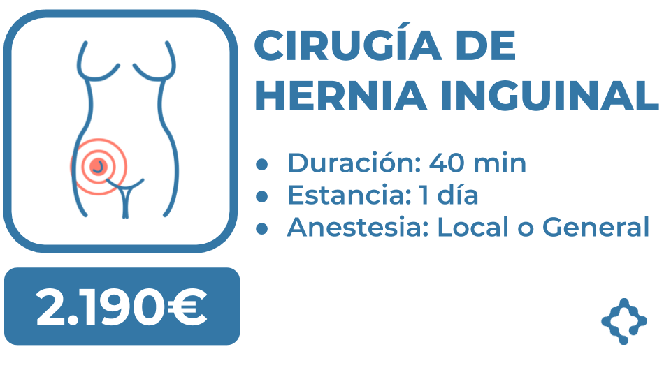 hernia inguinal precio